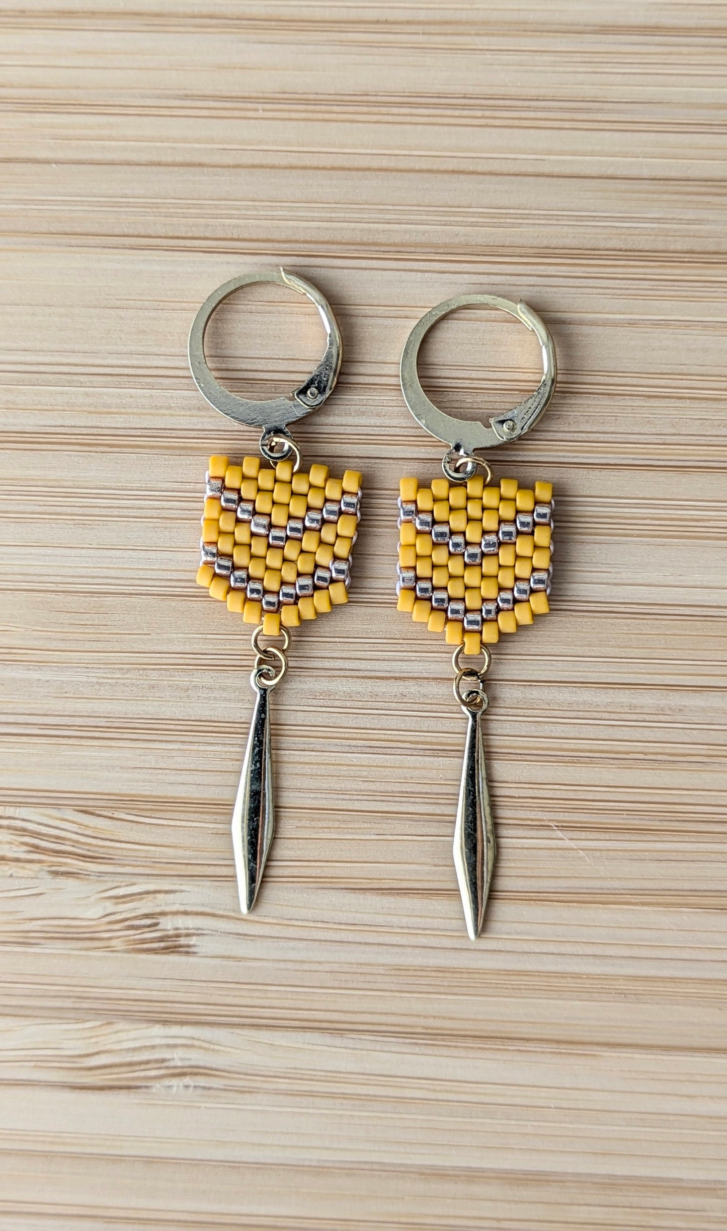 Boucles FLECHE - Jaune