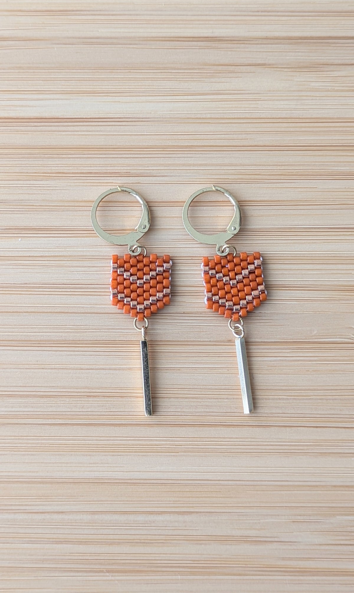 Boucles FLECHE - Terracotta